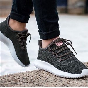 Dark Green/ Gray Adidas Shadow Tubular Shoes